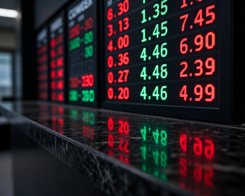 Stock Market Digital Display