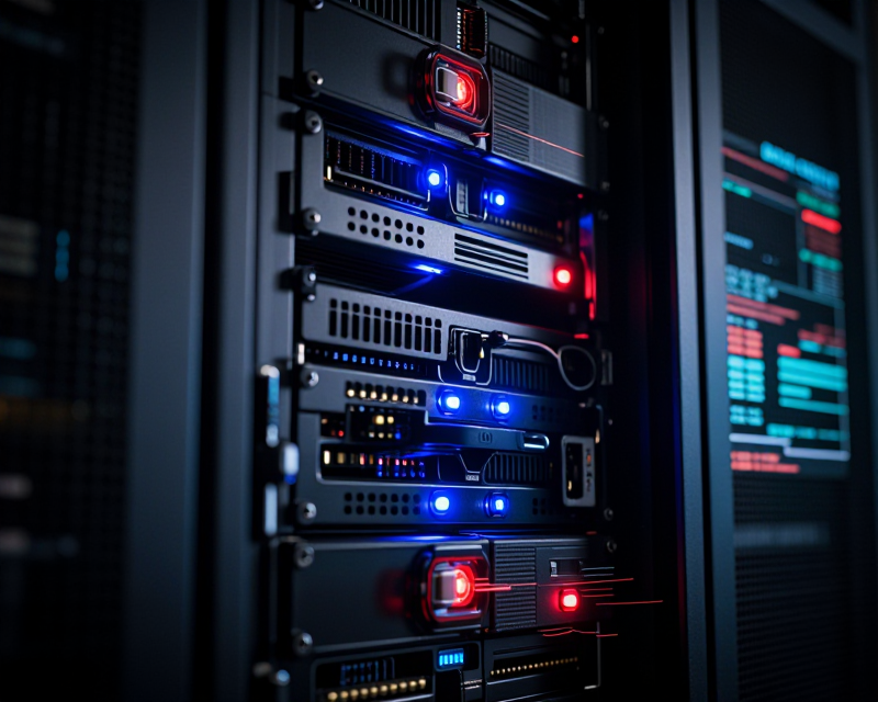 Digital Data Breach Concept