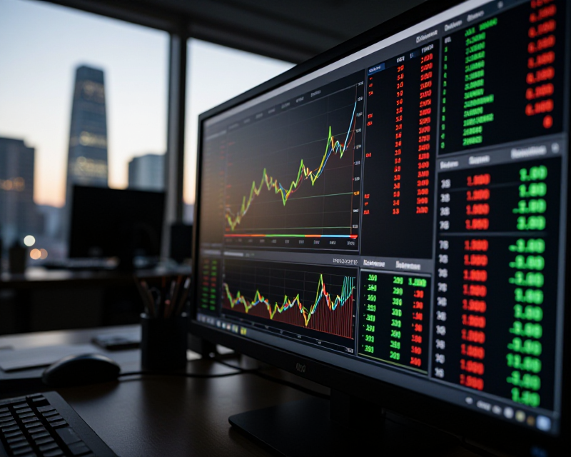 Financial Market Data Display