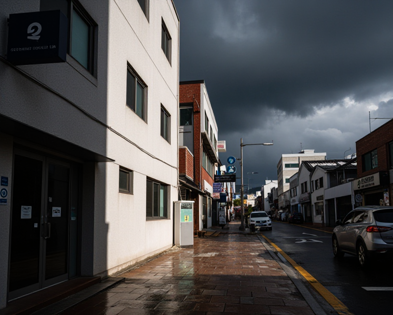 Dramatic Weather Transition in Korea