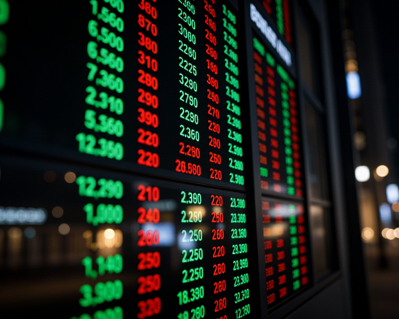 Stock Market Digital Display